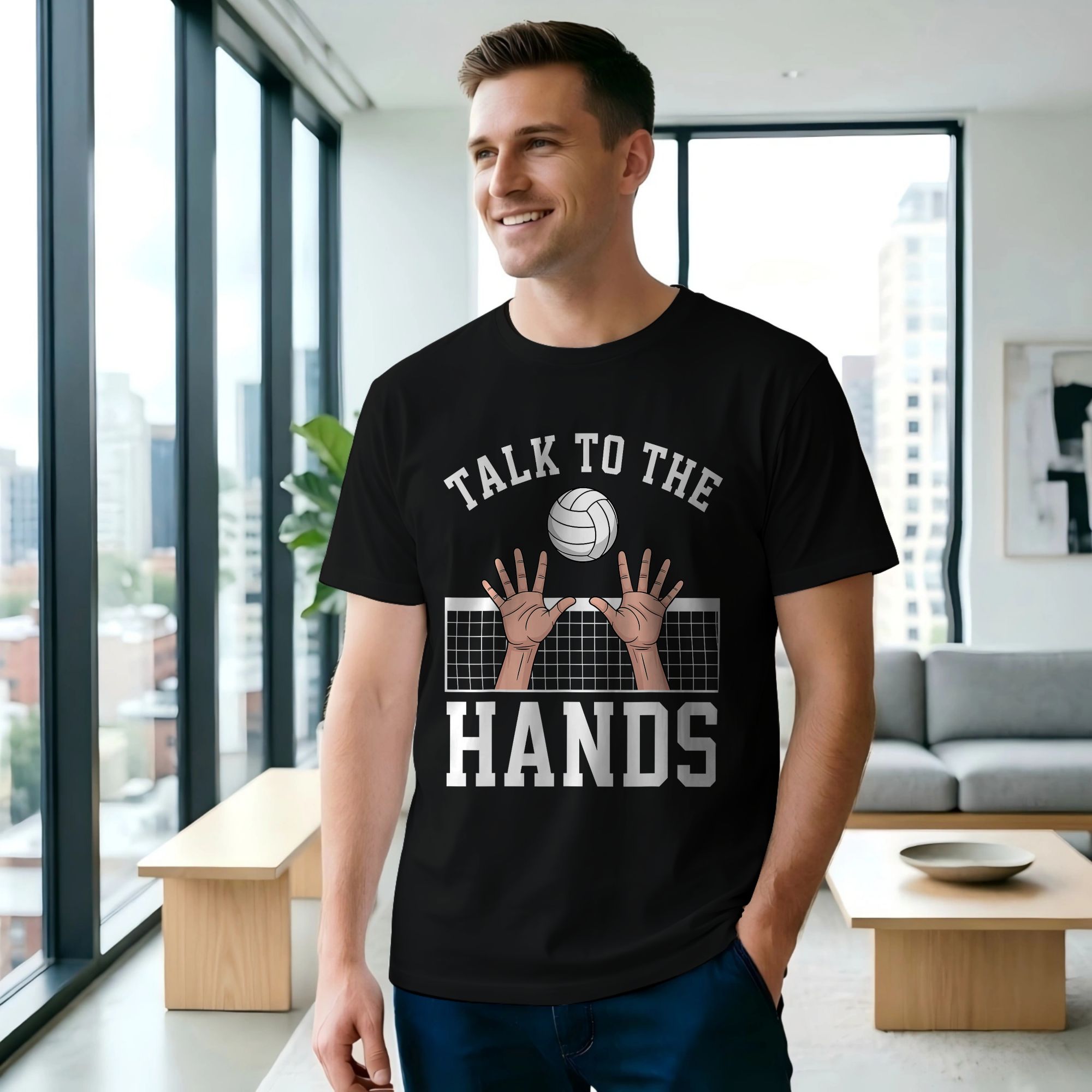 Amazon Men'S Fashion - Camiseta Masculina de Voleibol com Design