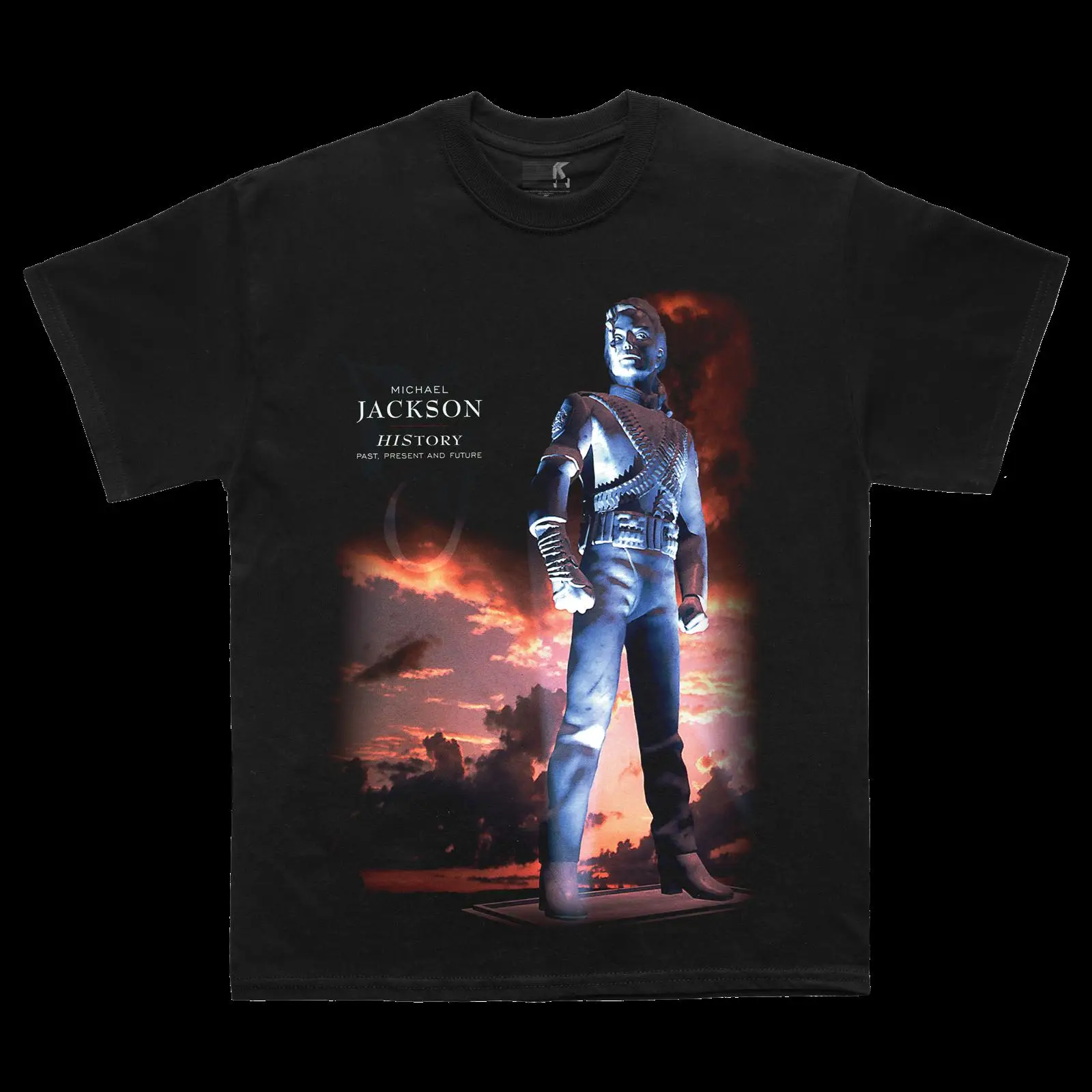 Men'S Fashion History - Camiseta HIStory Album vintage lavada, versátil,