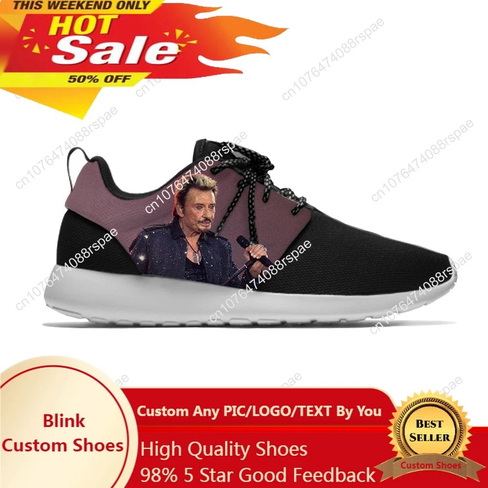 Men'S Fashion Running Shoes - Rock star johnny hallyday música legal