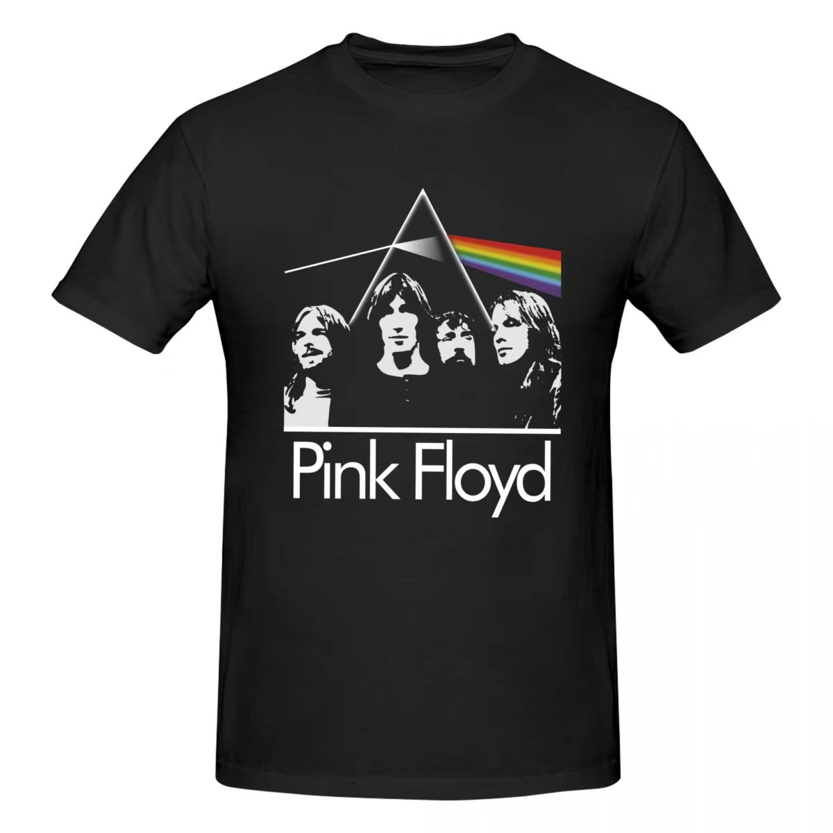 Men'S Fashion Pink Shirt - Camiseta Grunge Vintage com Estampa Pink