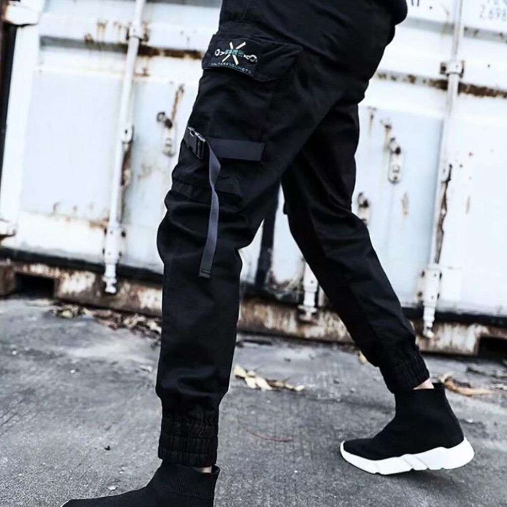 Cargo Jogger Pants - Calças Cargo Masculinas de Caimento Solto,