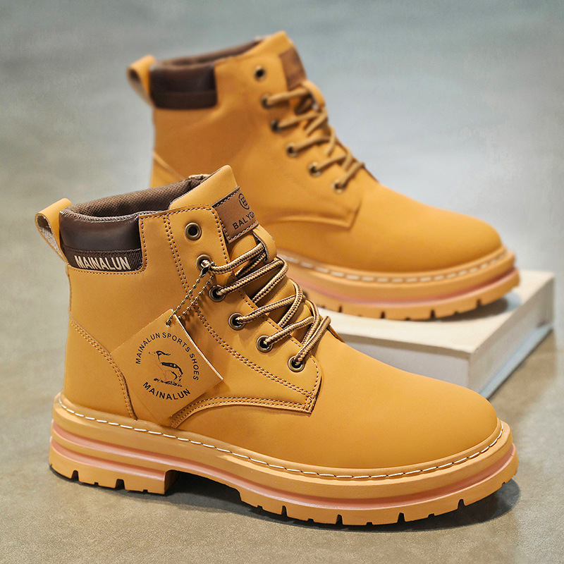 Fashion Men'S Boots - Clássico masculino botas de cano alto