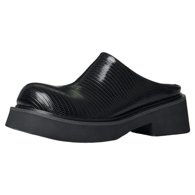 Men Fashion Elegant - Chinelo Masculino de Luxo em Couro