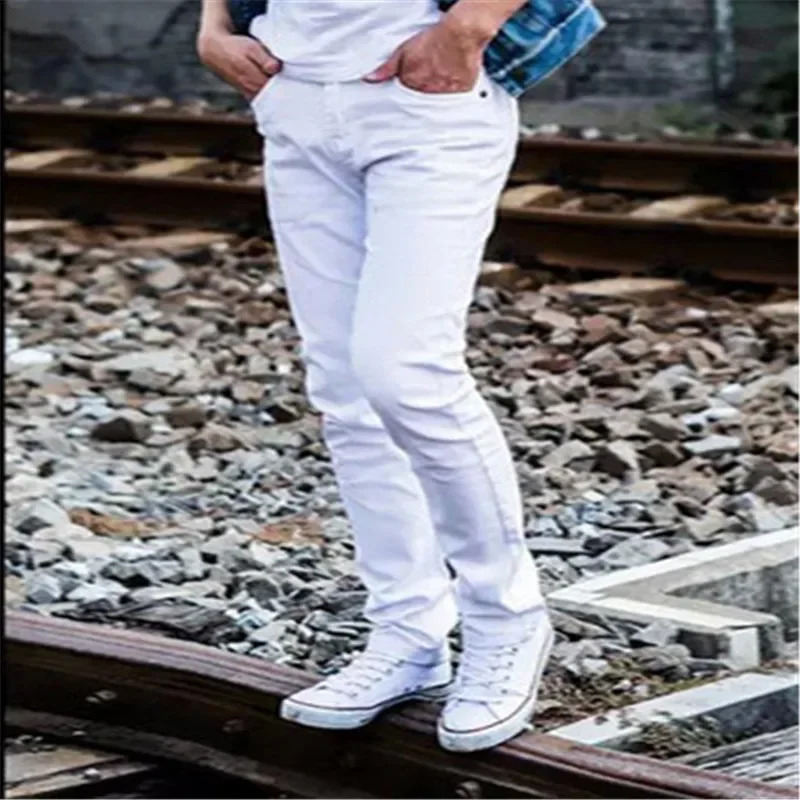 Men'S Fashion Vest With Jeans - Moda quente verão sólido algodão jeans