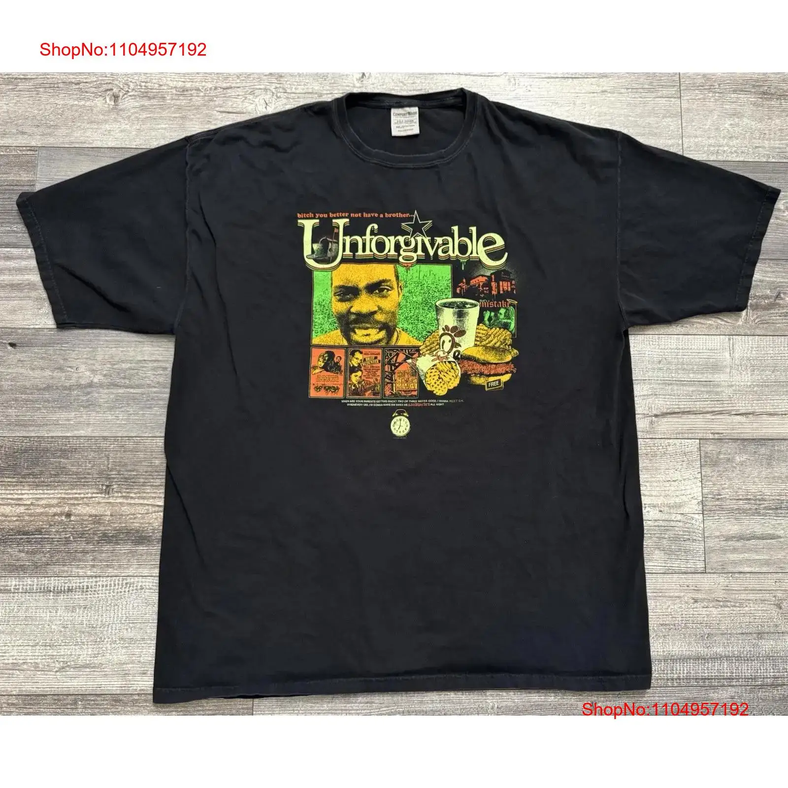 Men Fashion Youtubers - Inforgivável fsg t camisa frango sanduíche