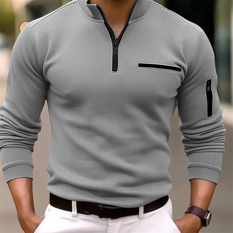 Amazon Men'S Fashion - Camisa Polo masculina de manga comprida,