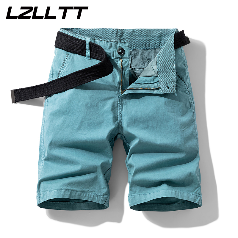 Cargo Jogger Pants - Shorts de algodão masculino, Bermuda Beach