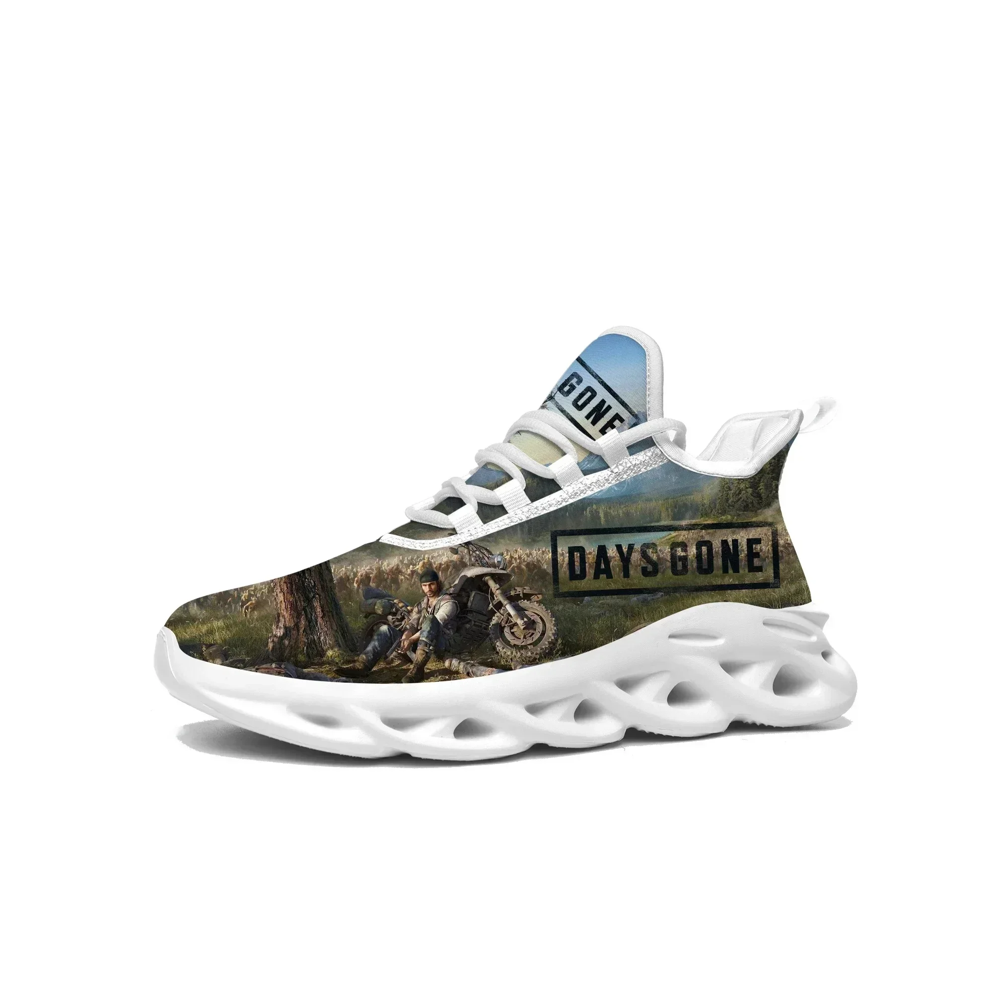 Men'S Fashion Running Shoes - Tênis Days Gone, estilo desenho animado,