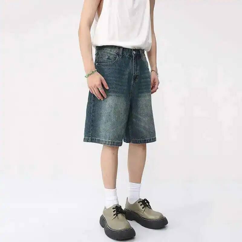 Men Fashion Korean Style - Shorts de Denim de Verão para