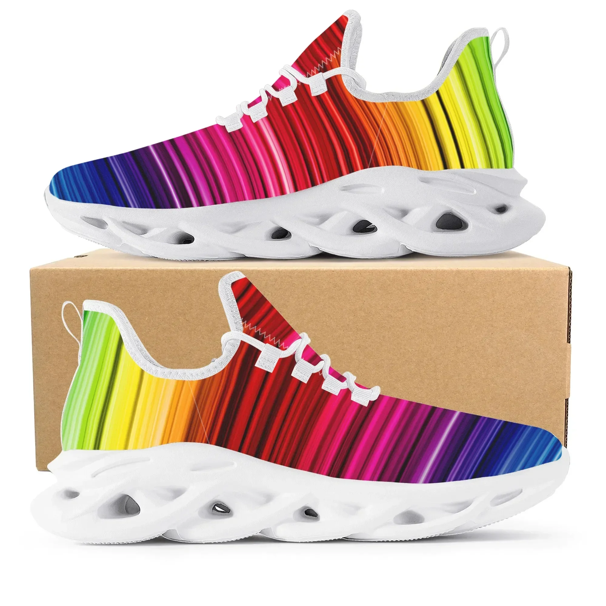 Men'S Fashion Running Shoes - Tênis Fashion com Design Colorido de
