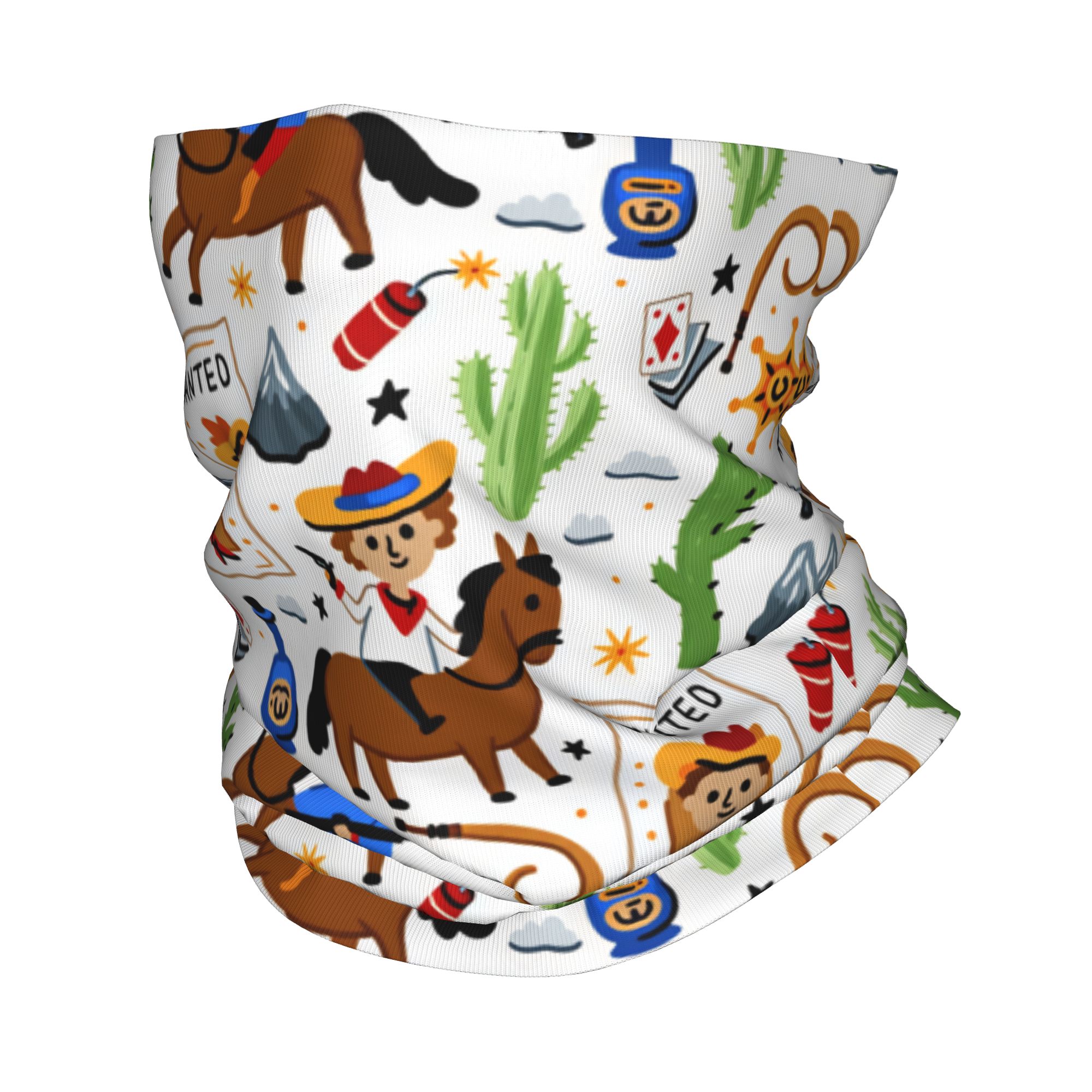 Men Fashion Kids - Máscara Balaclava Infantil de Desenho Animado