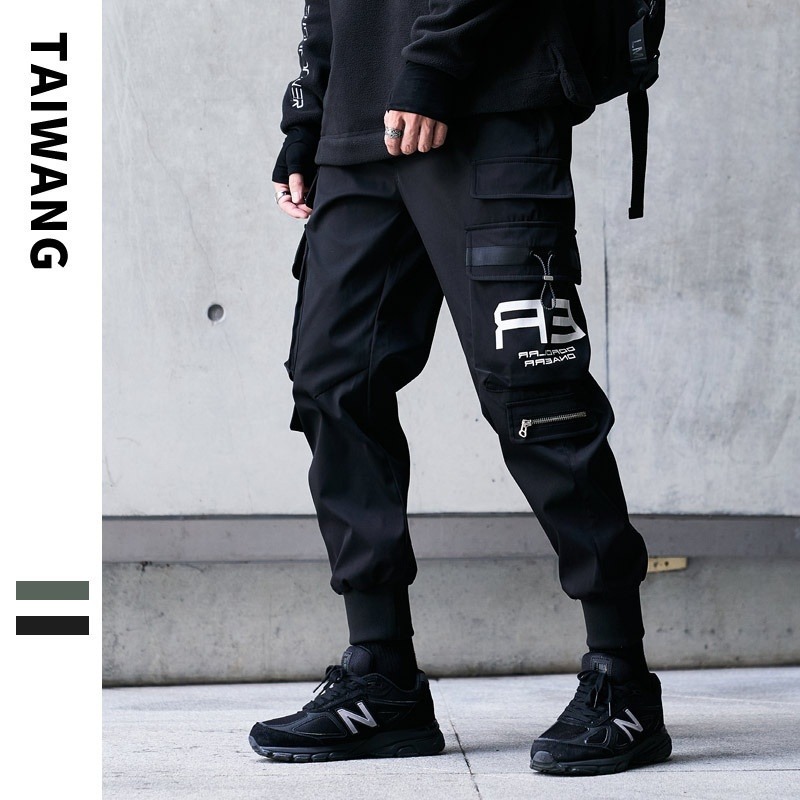 Cargo Jogger Pants - Calças Cargo Jogger Masculinas com Múltiplos