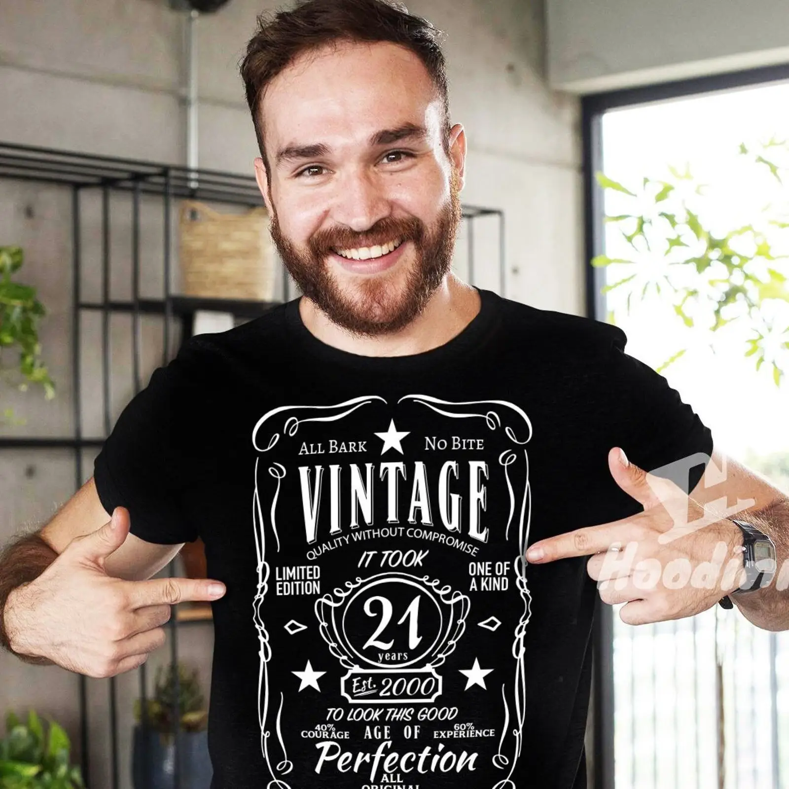 Men'S Fashion Year 2000 - Camiseta vintage est 2000 para 21º