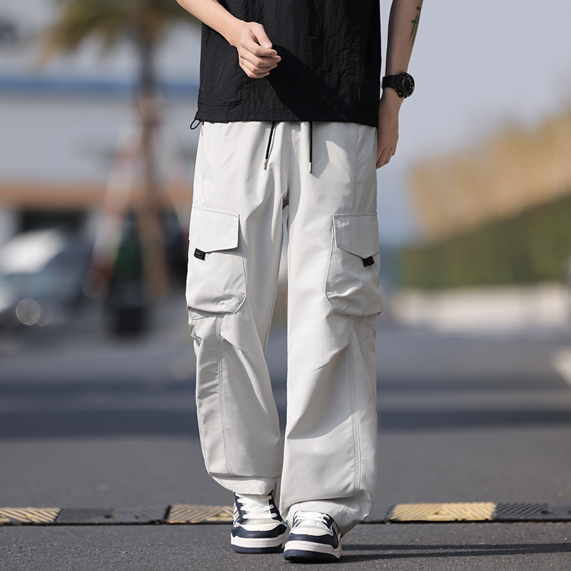 Cargo Jogger Pants - Calças Cargo Jogger Masculinas Coreanas Estilo