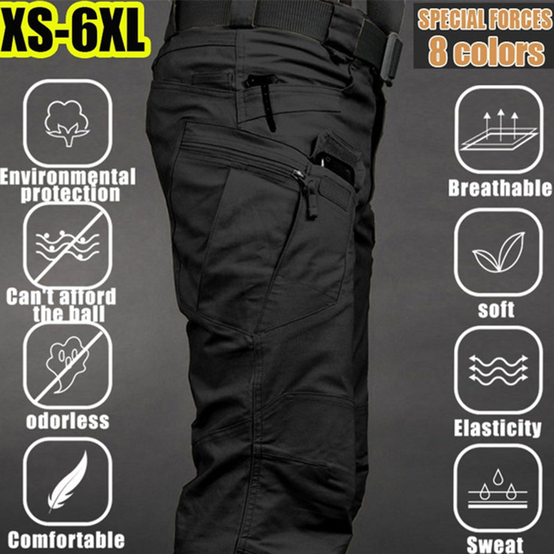 Cargo Jogger Pants - Calças de carga tática masculina 6xl