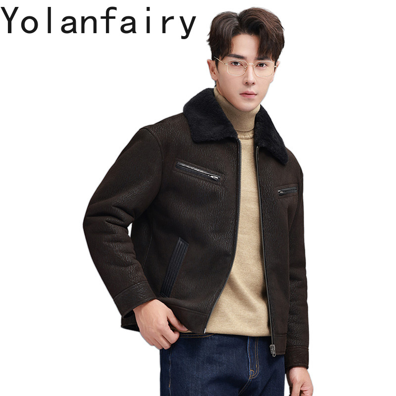 Yolanfairy moda vintage casaco - Men'S Fashion Zipper Jacket avaliação e preço