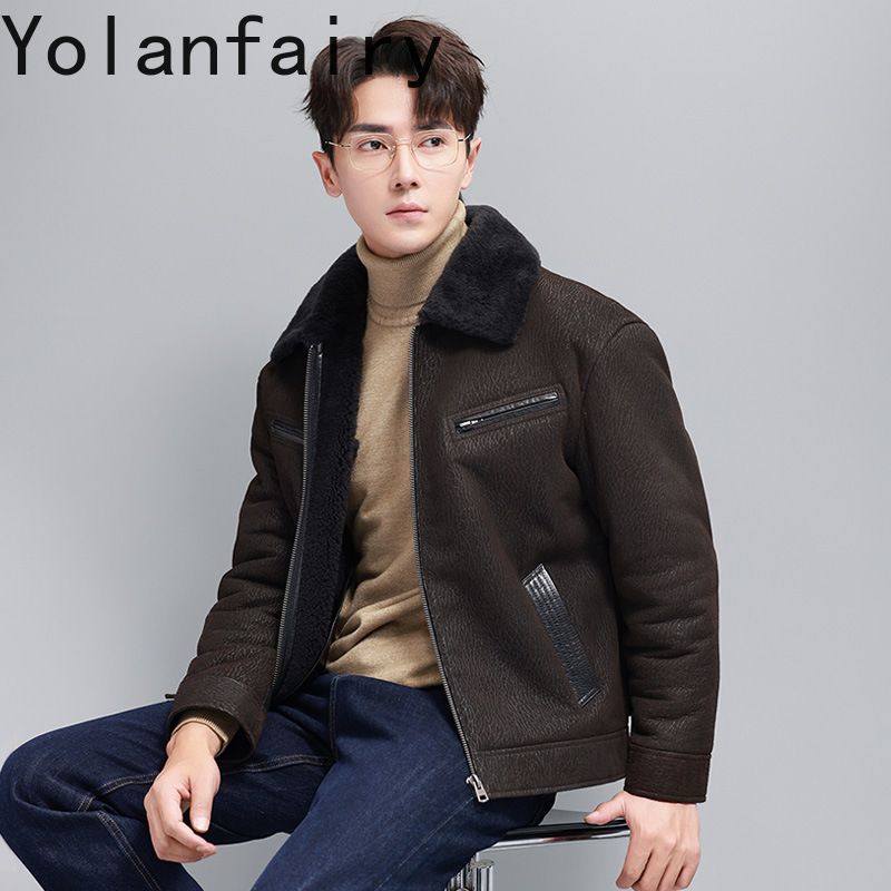 Yolanfairy moda vintage casaco - Men'S Fashion Zipper Jacket avaliação e preço