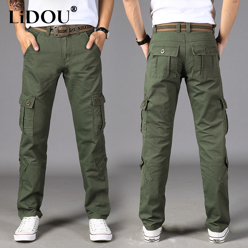 Calça casual masculina com bol - Cargo Jogger Pants avaliação e preço