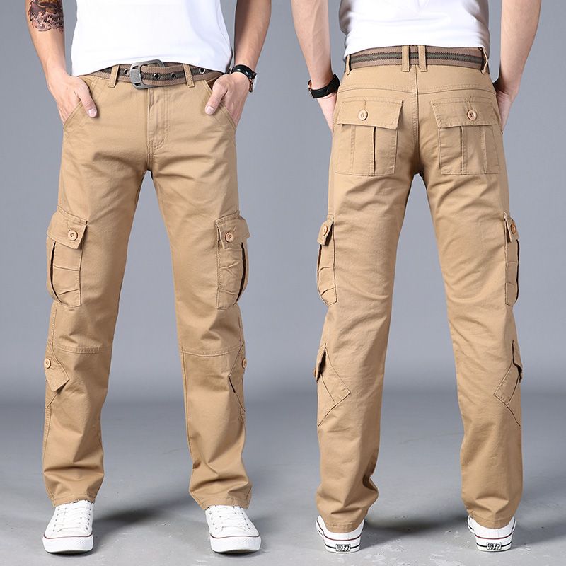 Calça casual masculina com bol - Cargo Jogger Pants avaliação e preço