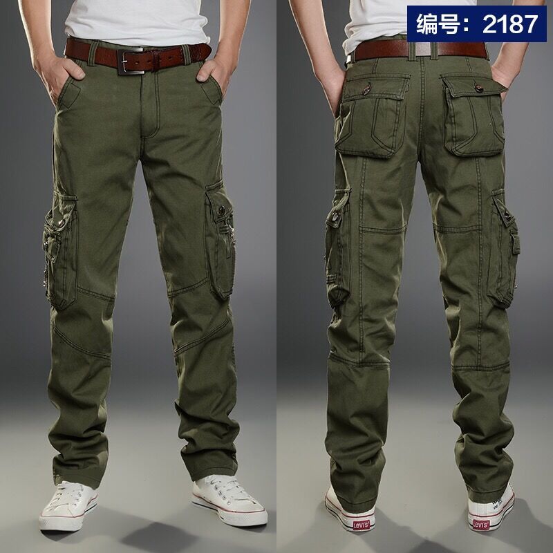 Calça casual masculina com bol - Cargo Jogger Pants avaliação e preço