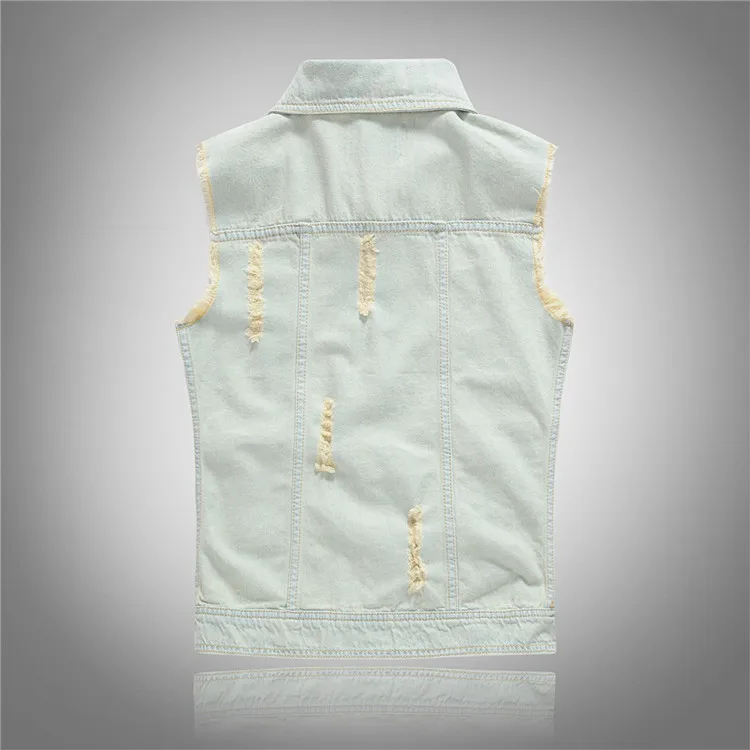 Pop primavera outono nova moda - Men'S Fashion Vest With Jeans avaliação e preço
