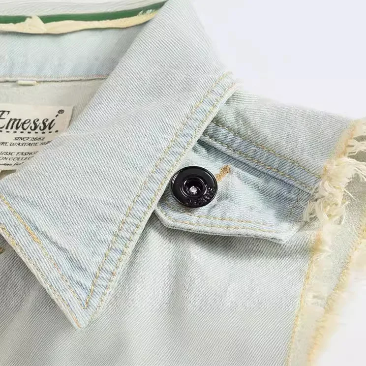Pop primavera outono nova moda - Men'S Fashion Vest With Jeans avaliação e preço