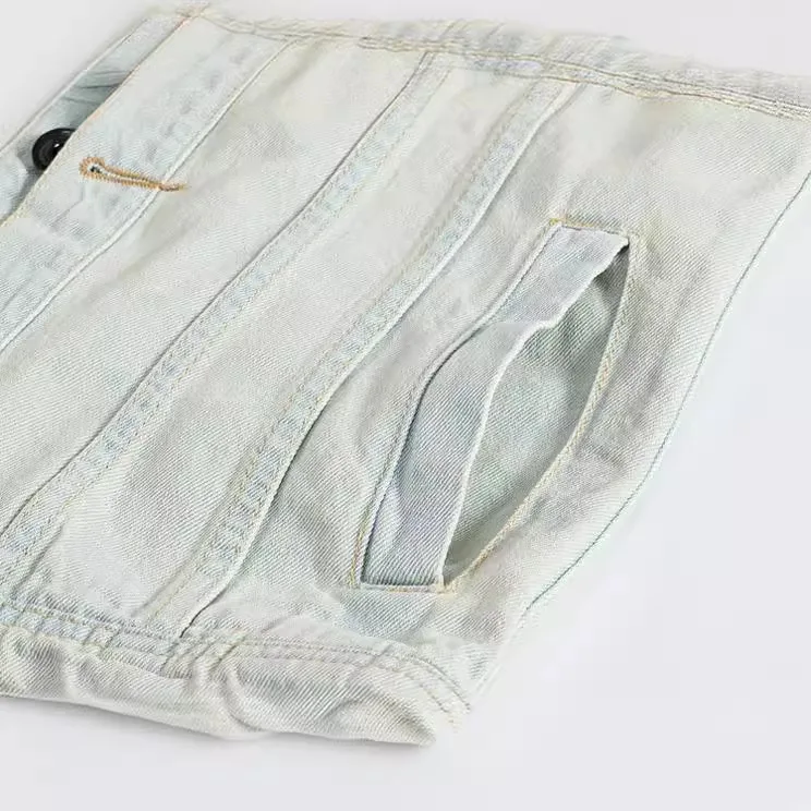 Pop primavera outono nova moda - Men'S Fashion Vest With Jeans avaliação e preço