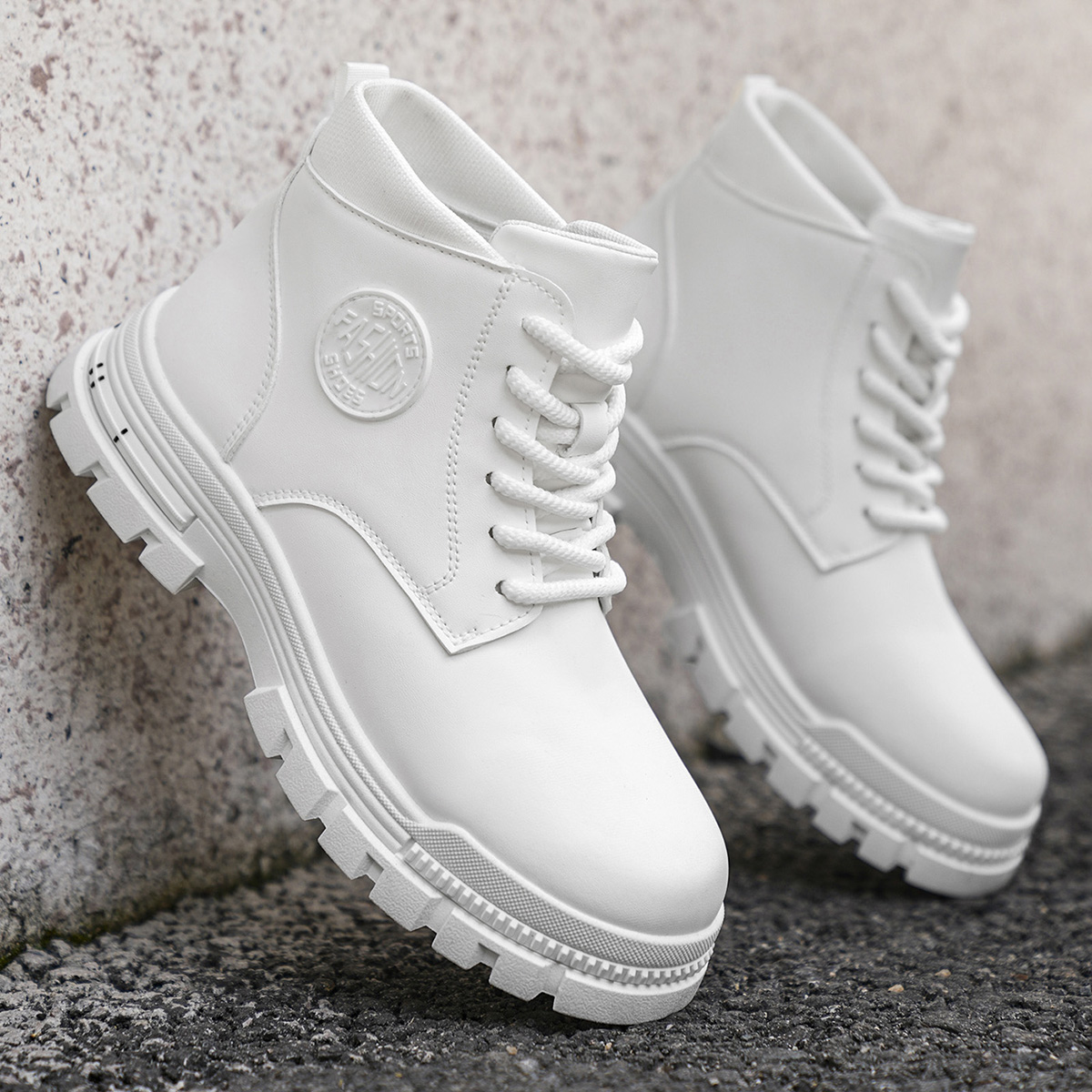Botas de motocicleta brancas e - Fashion Men'S Boots avaliação e preço