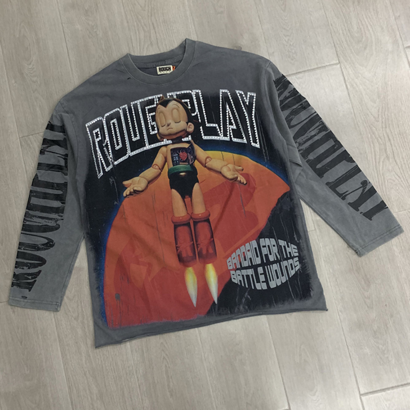 Camiseta Casual Solta de Manga - Men Fashion Upper avaliação e preço
