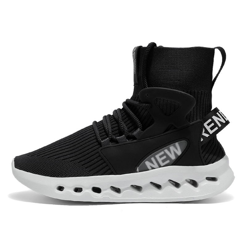 Tênis Masculino Cano Alto Mode - Men'S Fashion Running Shoes avaliação e preço