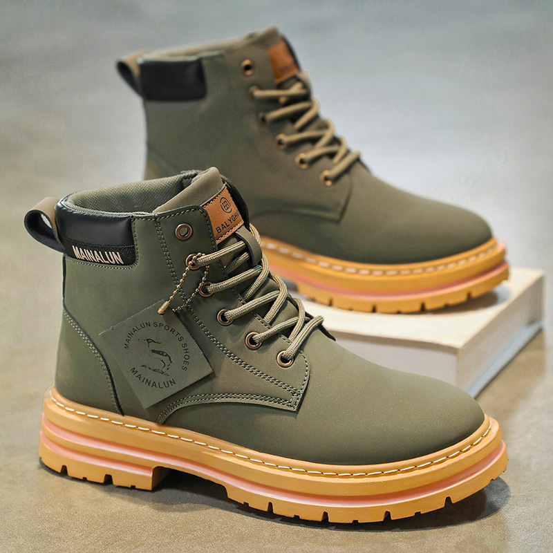 Clássico masculino botas de ca - Fashion Men'S Boots avaliação e preço
