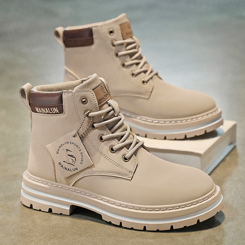 Clássico masculino botas de ca - Fashion Men'S Boots avaliação e preço