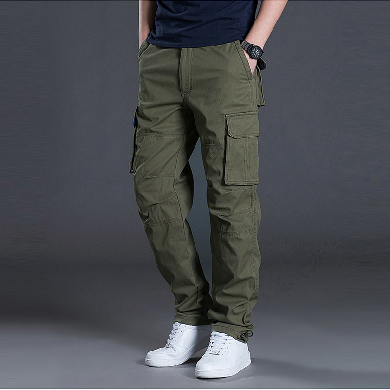 Novas calças de carga dos home - Cargo Jogger Pants avaliação e preço