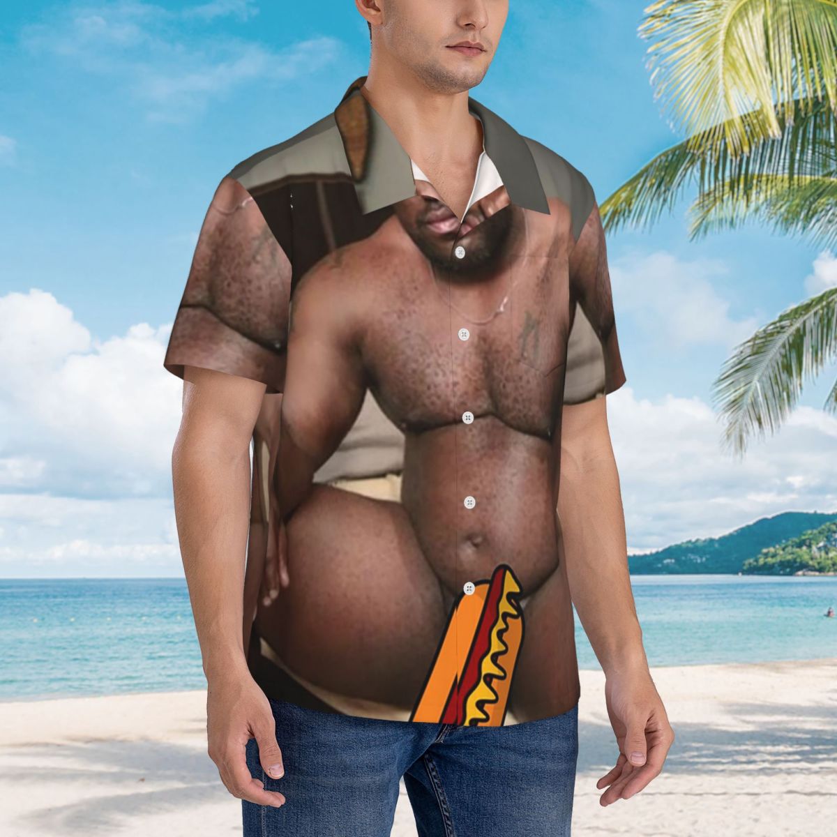 Camisa Havaiana Masculina de M - Men'S Fashion For Big Guys avaliação e preço