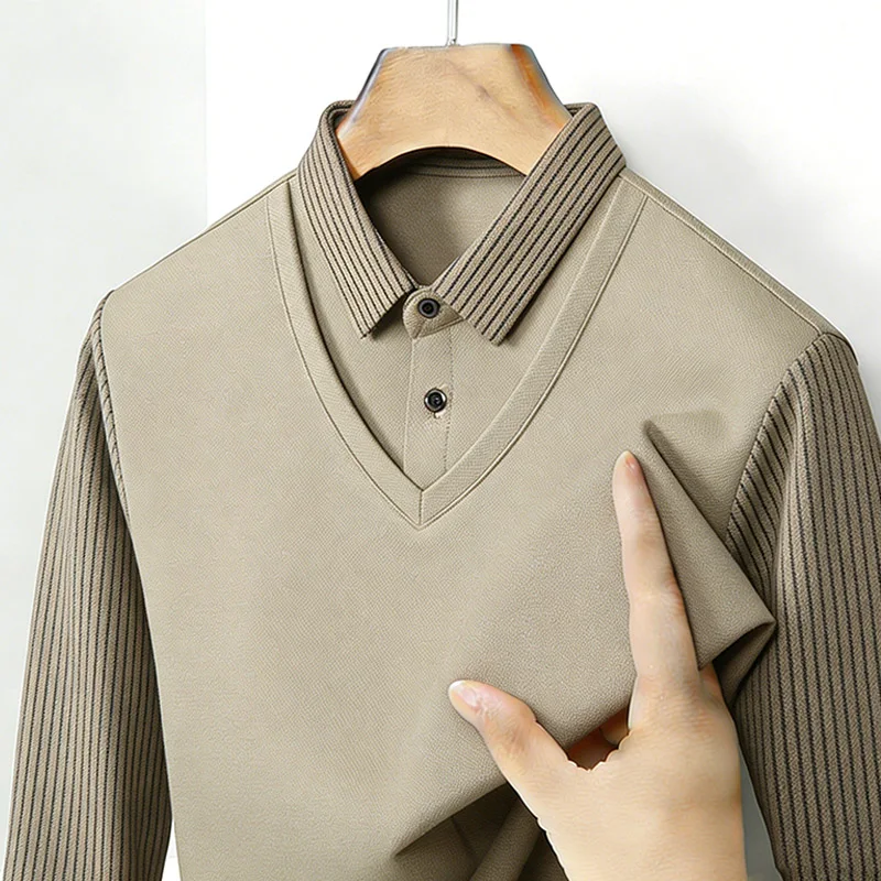 Camisa Masculina com Gola em V - Mens Fashion Wear avaliação e preço
