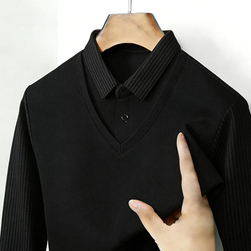 Camisa Masculina com Gola em V - Mens Fashion Wear avaliação e preço