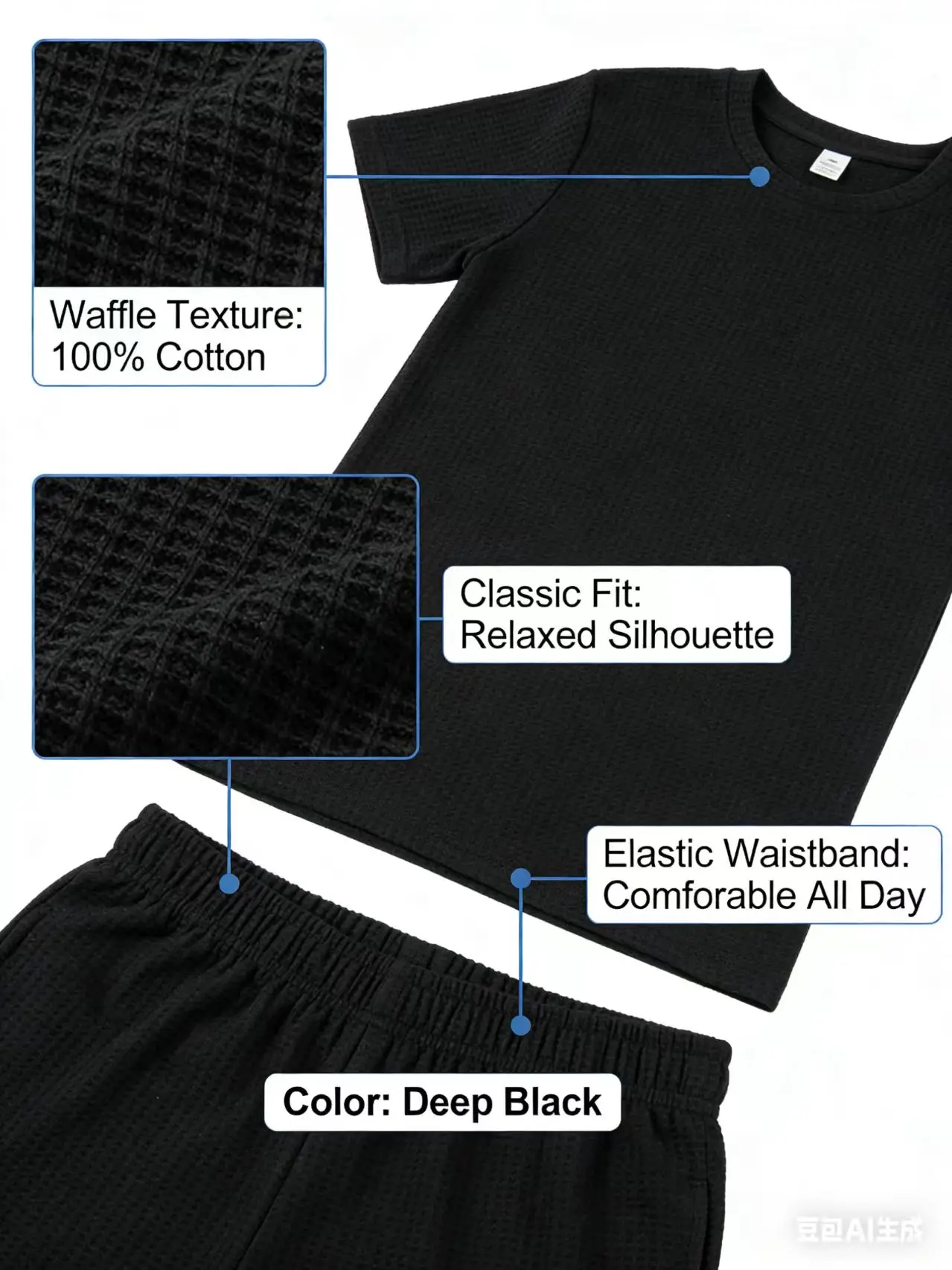 Conjunto de camiseta e shorts  - Queer Men'S Fashion avaliação e preço