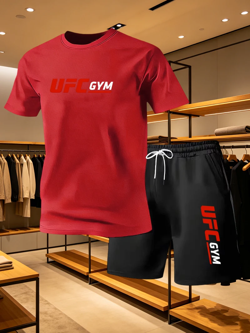 Conjunto Casual de Camiseta e  - Queer Men'S Fashion avaliação e preço