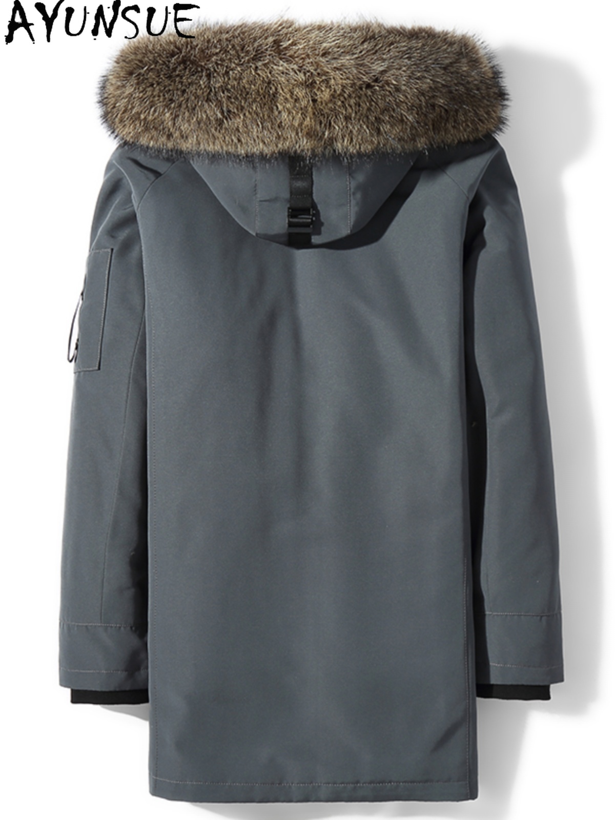 Ayunsue moda quente parkas de  - Men'S Fashion Zipper Jacket avaliação e preço