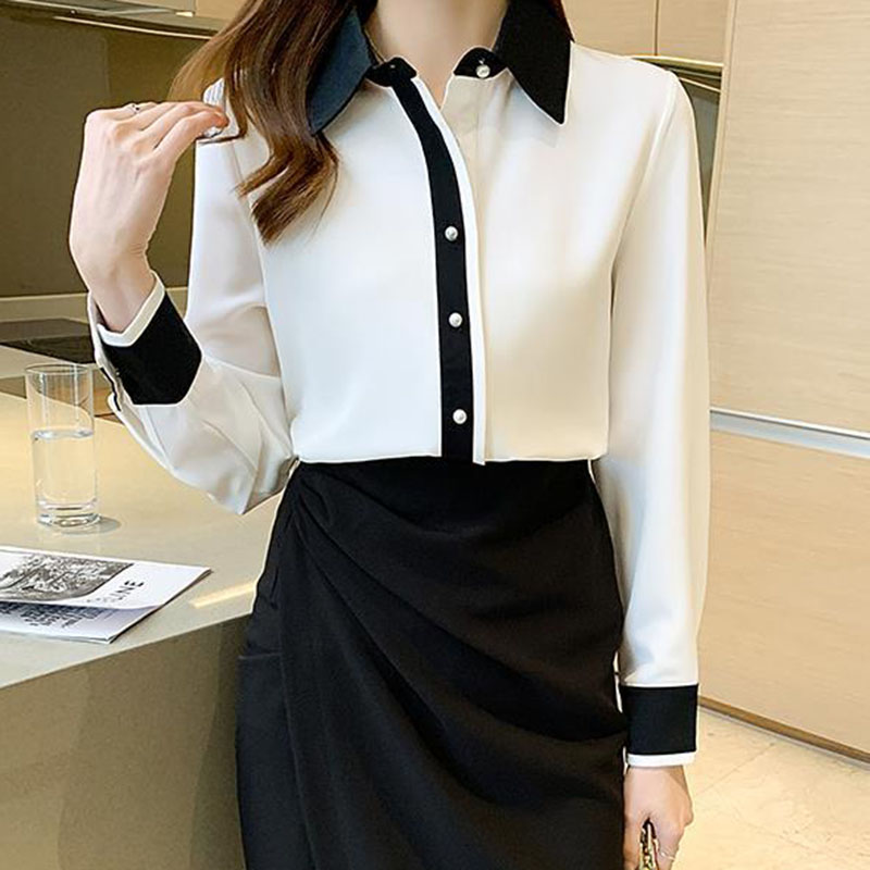 Camisa de chiffon branca para  - Men Fashion Korean Style avaliação e preço