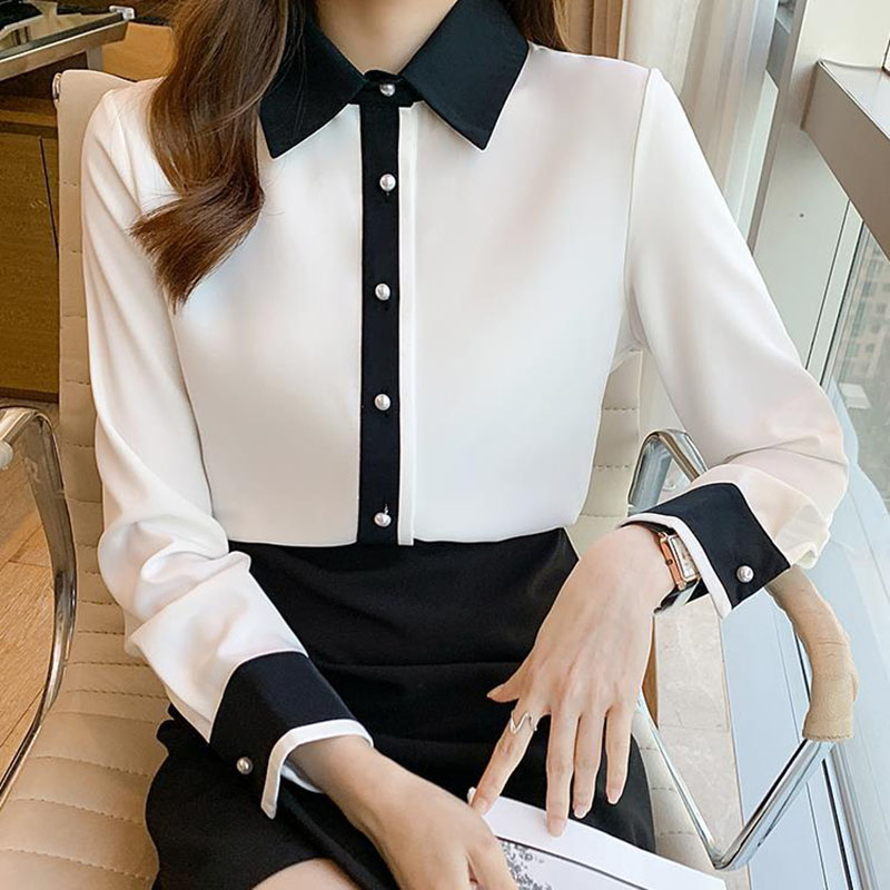 Camisa de chiffon branca para  - Men Fashion Korean Style avaliação e preço