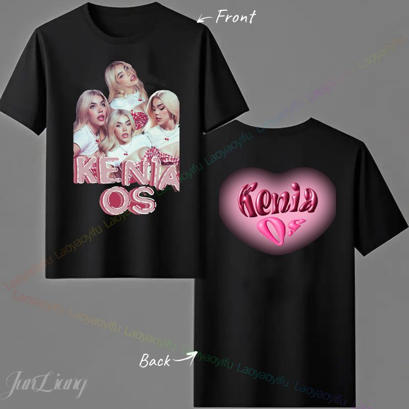Camiseta Gráfica Kenia Os Pink - Men'S Fashion Pink Shirt avaliação e preço