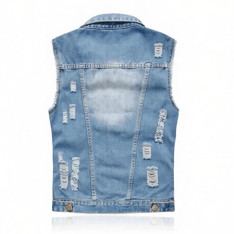 Colete Jeans Masculino Plus Si - Men'S Fashion Vest With Jeans avaliação e preço