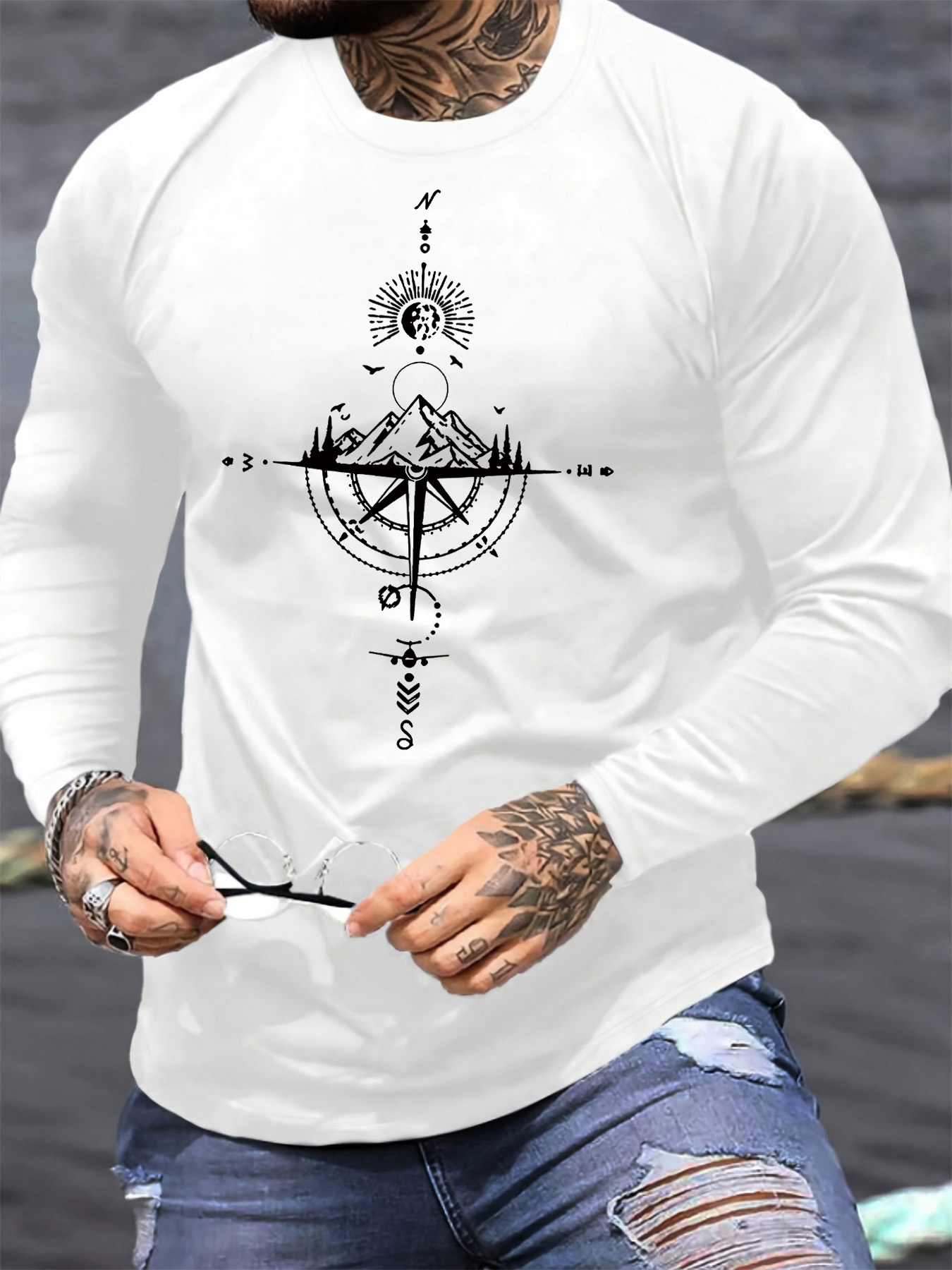 100% algodão puro masculino ma - Men'S Fashion Undershirt avaliação e preço