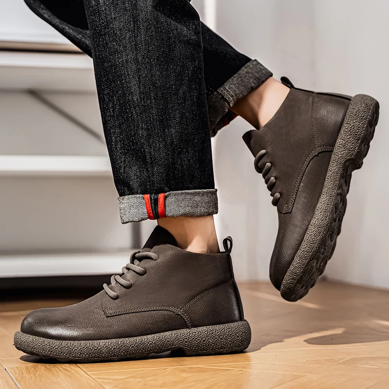 Botas de tornozelo masculinas  - Fashion Men'S Boots avaliação e preço