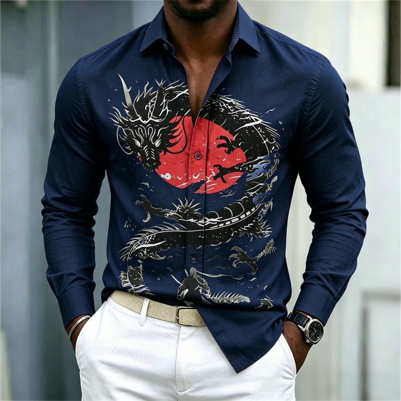 Camisa Masculina Nova 2026 Bra - Mens Fashion Wear avaliação e preço