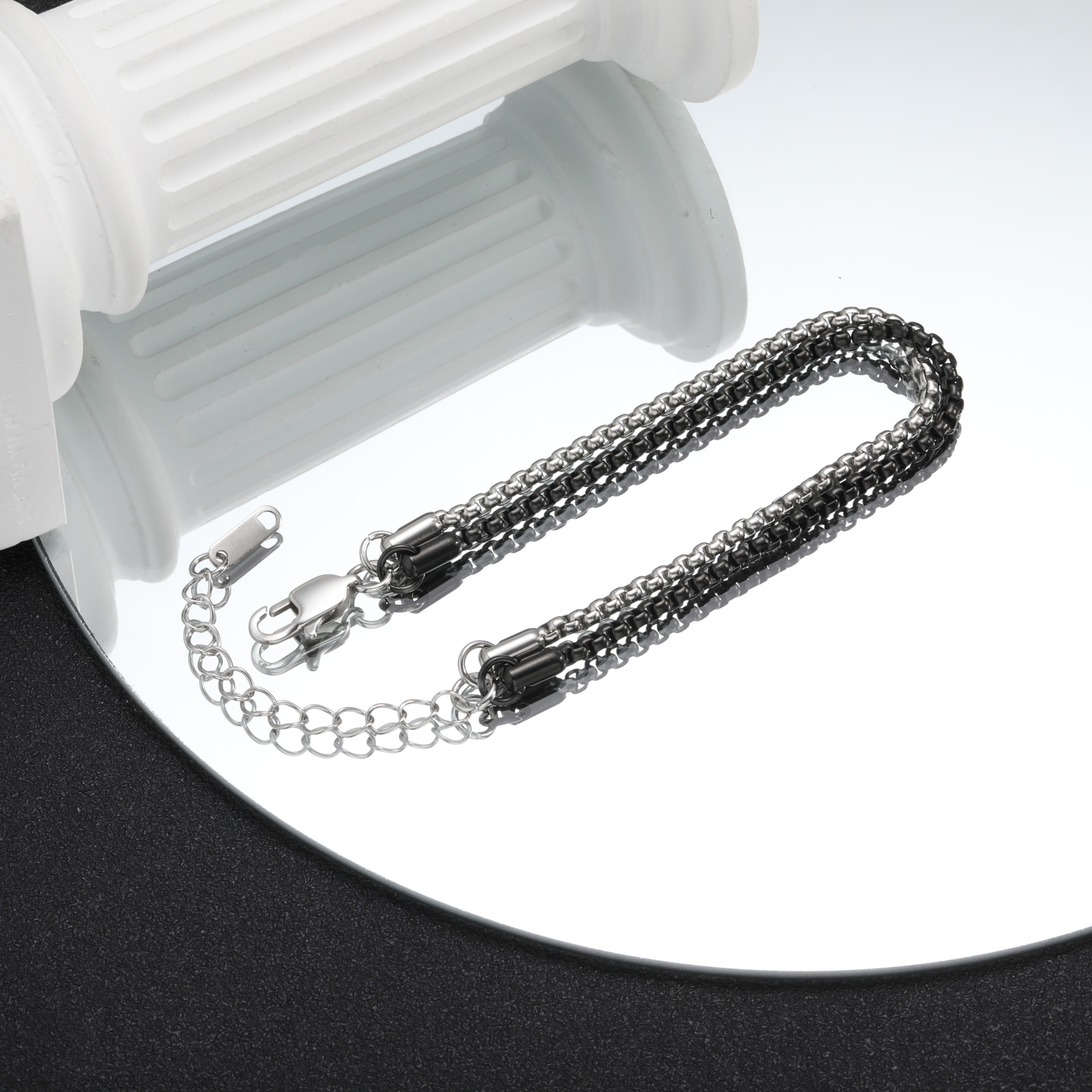 Pulseira Masculina de Aço Inox - Men'S Fashion Over 30 avaliação e preço