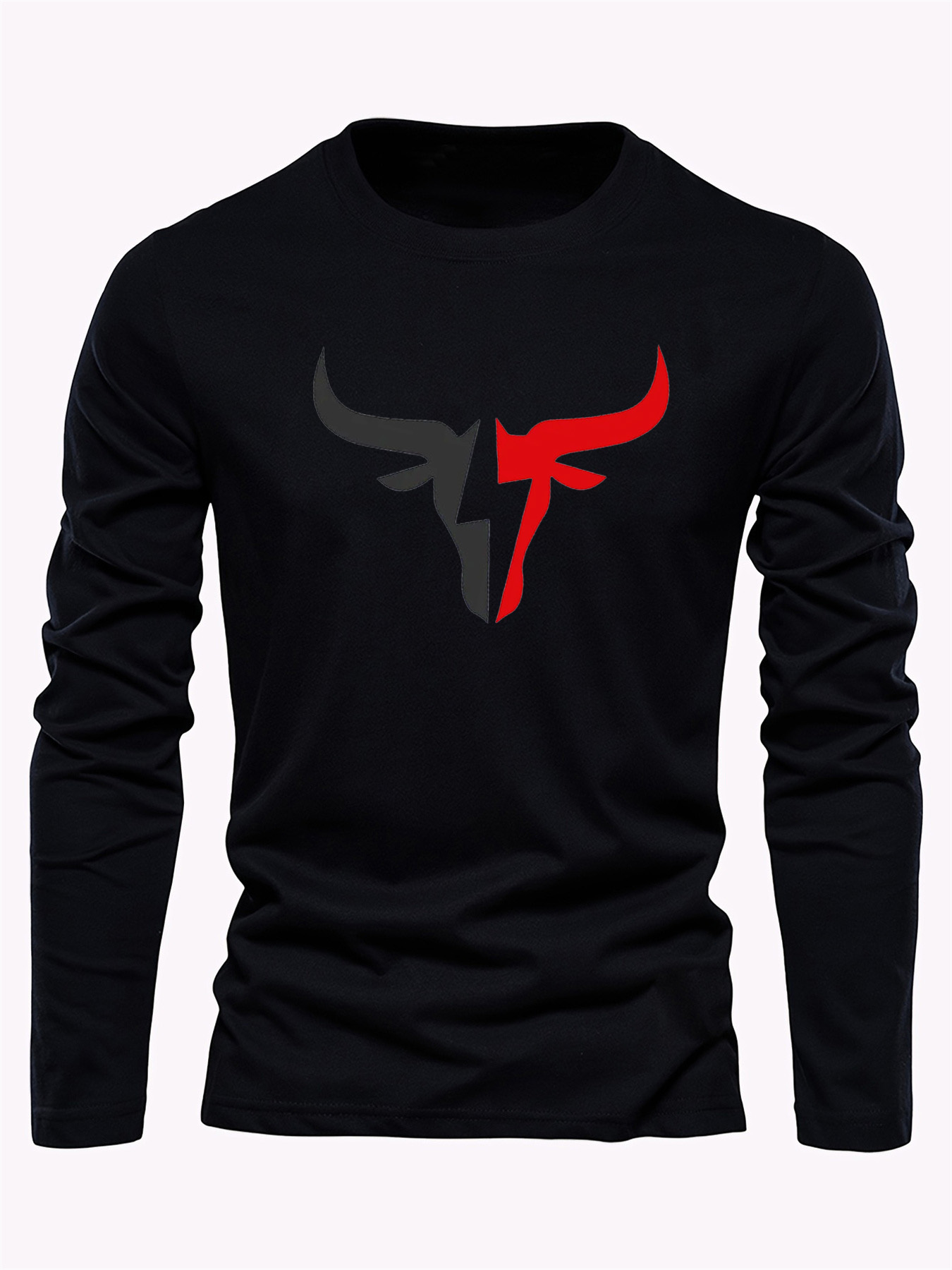 Camiseta Masculina de Manga Lo - Queer Men'S Fashion avaliação e preço