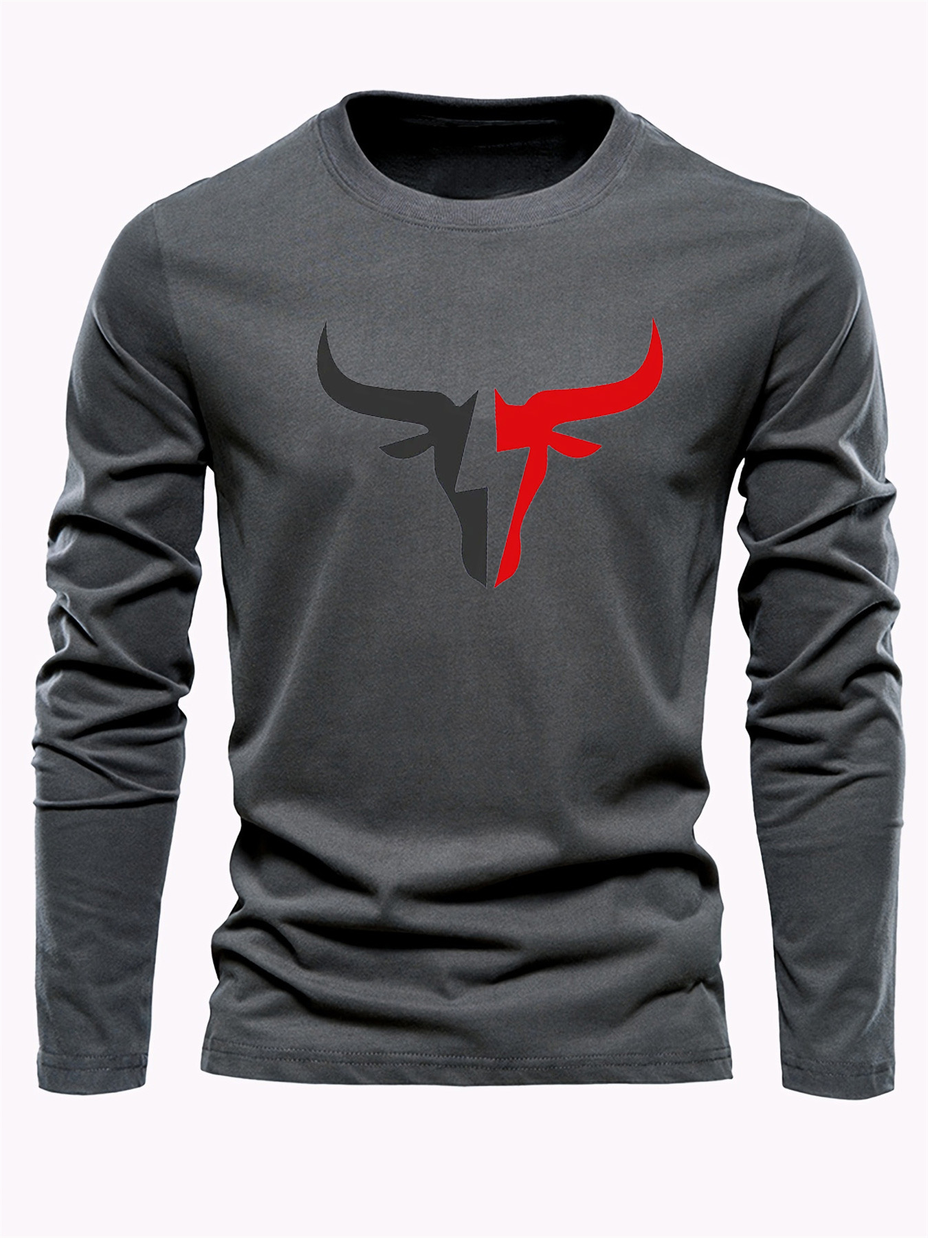 Camiseta Masculina de Manga Lo - Queer Men'S Fashion avaliação e preço