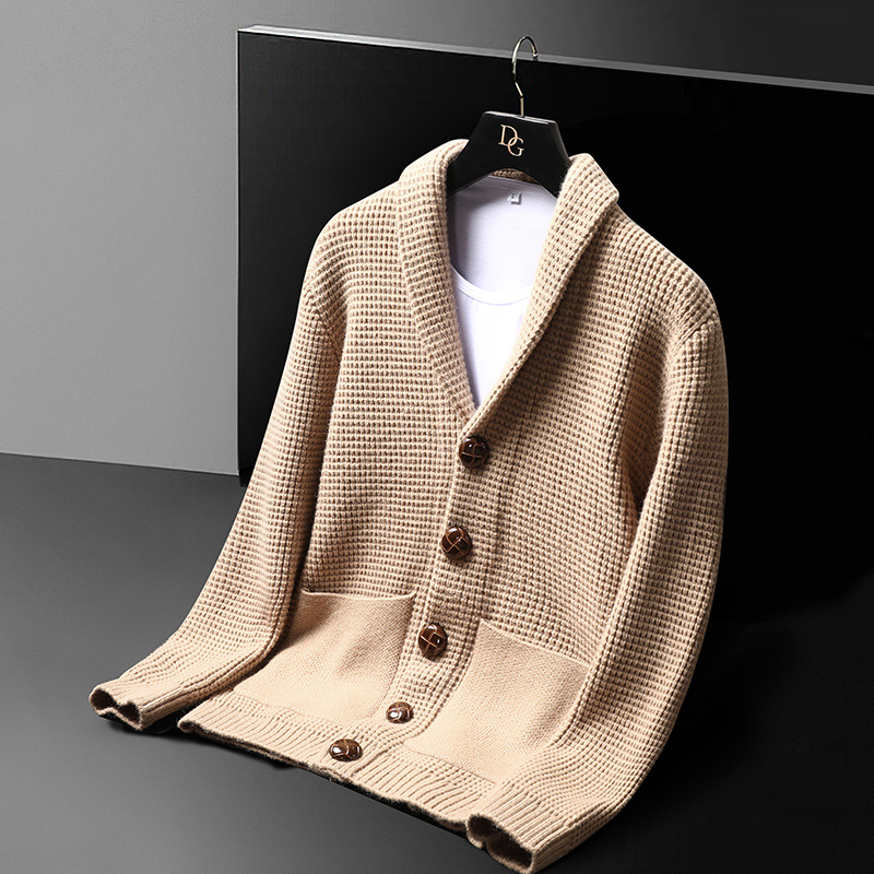 Jaqueta de Tricô de Luxo de Al - Men Fashion Korean Style avaliação e preço
